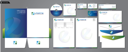Modern Business Name Card for IT Company - Information Technology