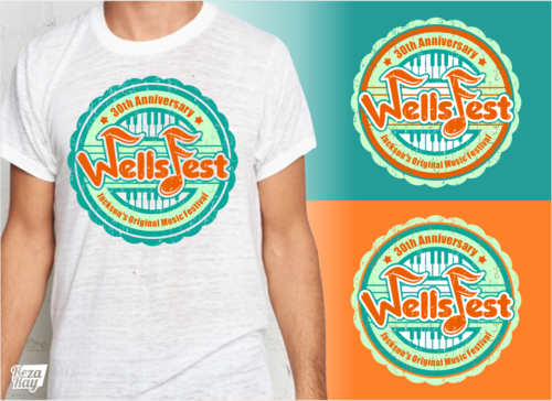 Shirt design for music & family friendly festival - Events