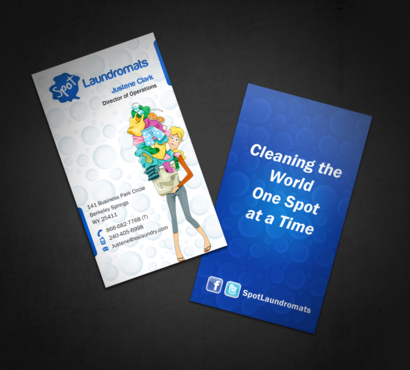 Business Card for Spot Laundromats - Miscellaneous