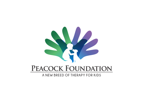 Logo for the Peacock Foundation - Children