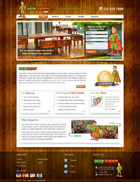 (Expedite) Website for Deck Daddy - Miscellaneous