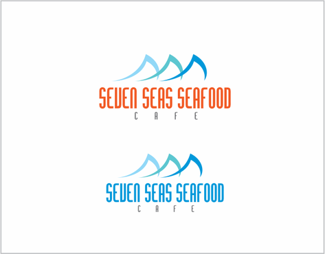 Logo for a Healthy Seafood Fast Food concept - Food