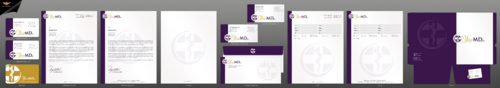 Stationary & Business Card for Your MD, LLC - Medical