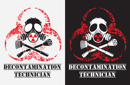 Graphic Design for HAZMAT Decontamination Training - Emergency Services