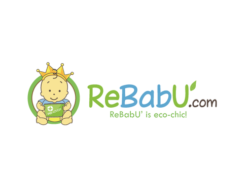 Logo for ReBabU’: Re Baby Use, on line shop of pre loved baby clothing and accessories  - Retailers