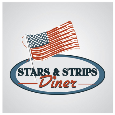 Logo for an All American Diner - Food