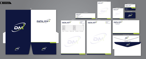 Telecom ISP Business Cards and Stationary - Telecommunications