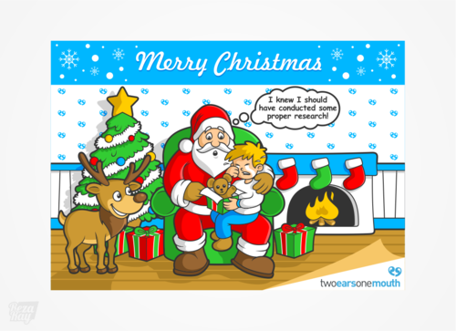 Cartoon Christmas Card - Marketing