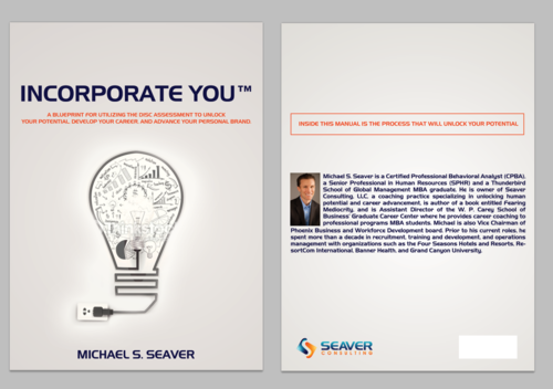 Book Cover and Back Cover for Incorporate You™ Career Development Manual - Books