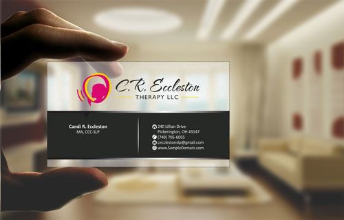 Business Card Design for Private Practice Speech Therapy - Medical