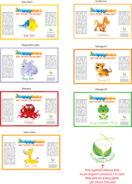 Label Design for Kids Products - Children