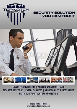 Full page add for Security Guard Company - Security