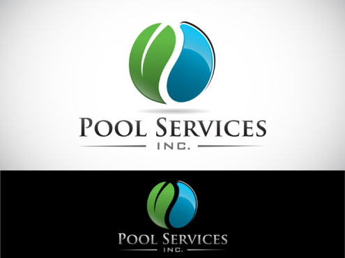 Pool Services Company Logo - Home and Garden