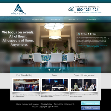 Type A Events:  A Strategic Event Planning Company Website - Events