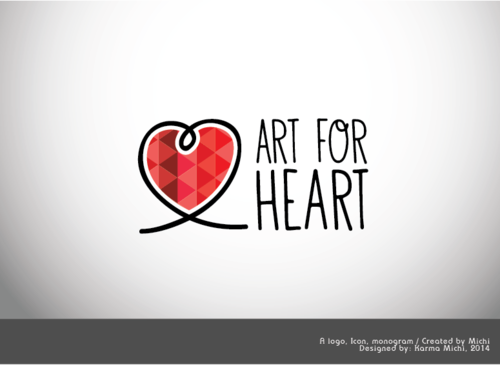 Art for Heart Logo Design - Art