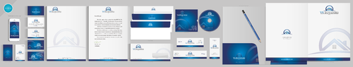 VA Builders Inc. Business cards and Stationary - Construction