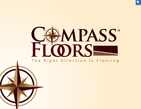 Compass Floors Logo - Construction
