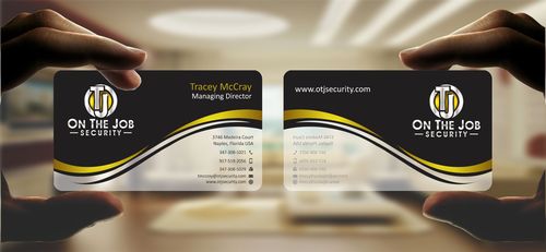 Security Company Business Card - Security