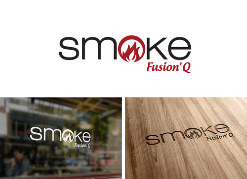 Logo for a modern Fast Casual BBQ concept (Think "Chipotle" but BBQ) - Food