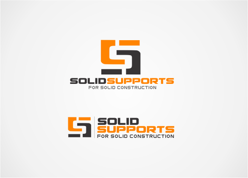 Solid Supports Logo design - Construction