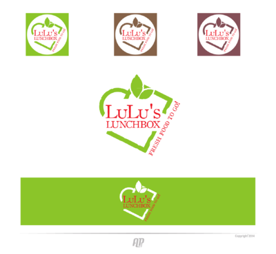 Fun, modern log for a "grab & go" prepackaged food store - Food