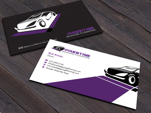 floor and home business card