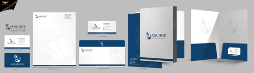 Business card and letterhead for homeowners insurance company - Corporate Services