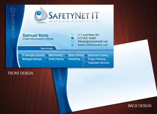 Safetynet IT Business cards - 