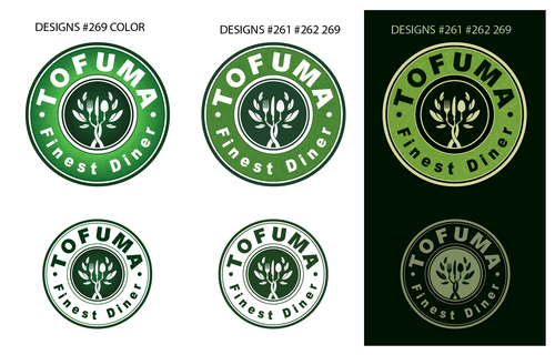 Logo for an vegetarian Restaurant - Food