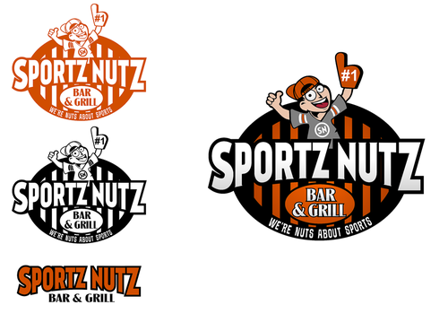 Logo  for newly rebranded bar with sports theme - Food