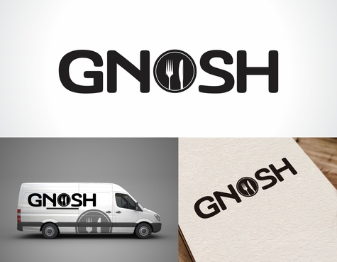 logo for a modern food truck  - Food