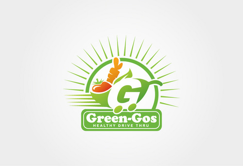 Green-Gos Logo Design - Food