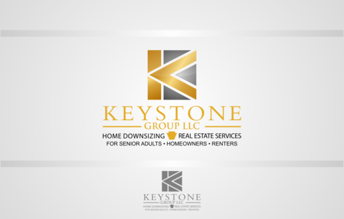 Keystone Group LLC logo, stationary & brochure development - Real Estate