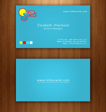 intheswim business card - 