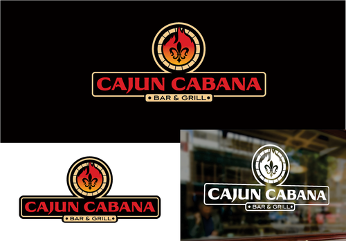 logo for a restaurant / bar & grill  - Food