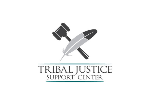 Clean crisp logo for a Native American tribal court consulting business - Law