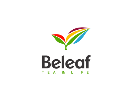 Logo for Cool Tea business called Beleaf - Retailers