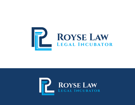Logo for a legal incubator program - Law