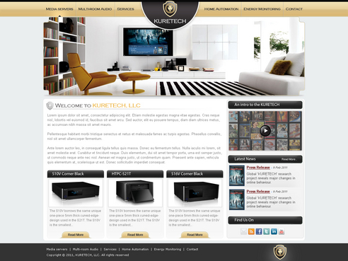 Kuretech website (Template) - 