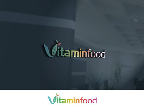 Logo for a vitamin meal (vitamin powder meal mixed with water) - Food