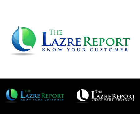 Product Logo for Branding, "The Lazre Report" - Financial Services