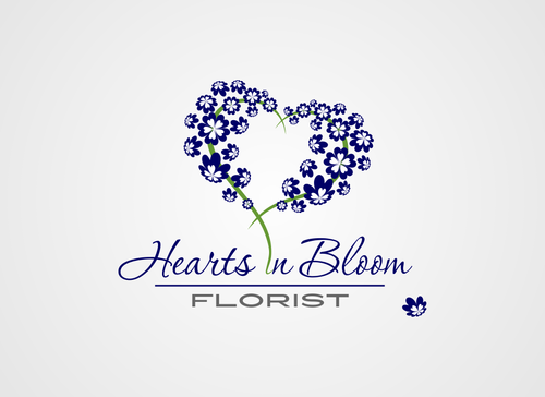 Floral business logo - Hearts In Bloom - Miscellaneous