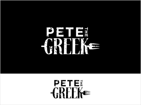 Logo for a Greek restaurant take out - Food
