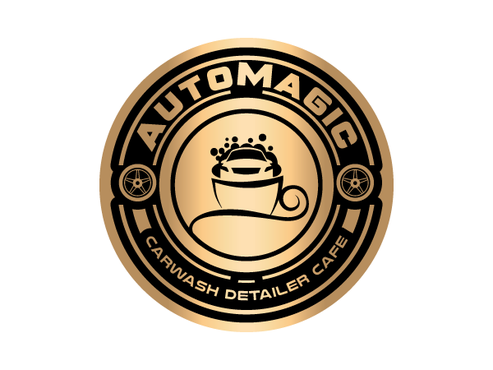 Logo for a carwash detailer and Cafe - Automotive