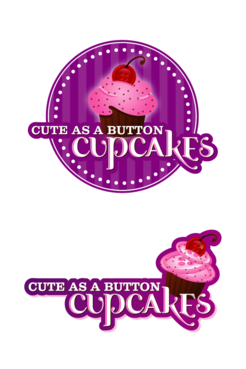 Gourmet Cupcake Business Logo - Food