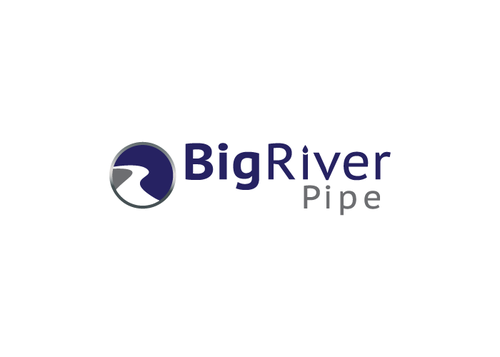 Big River Pipe Logo Design - Energy