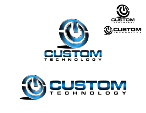 Business logo - Custom Technology - Electronics