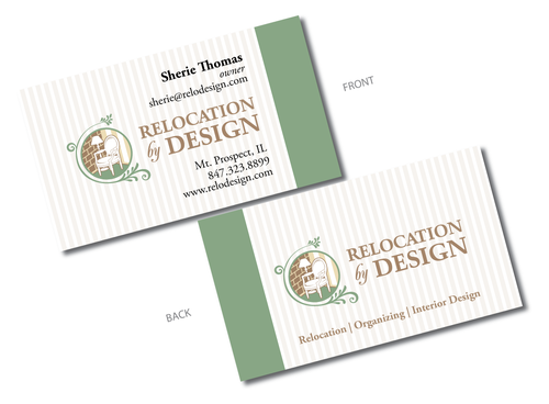 Business Card for "Relocation by Design" - Miscellaneous