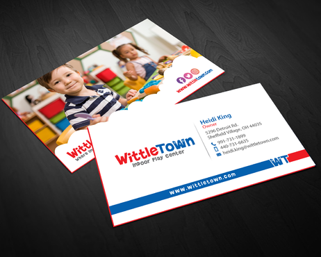 Biz Card & Stationary for Kids Indoor Play Space Company - Childcare