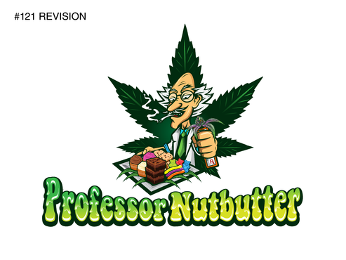 Logo for marijuana legalization enthusiast/brand ambassador, "Professor Nutbutter"... - Medical